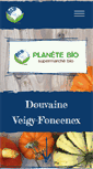 Mobile Screenshot of ma-planete-bio.com